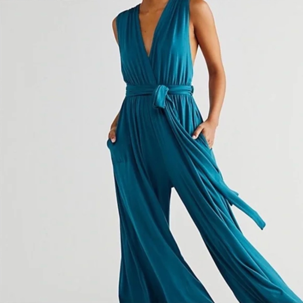 Free People Dani Convertible Open-Back One-Piece